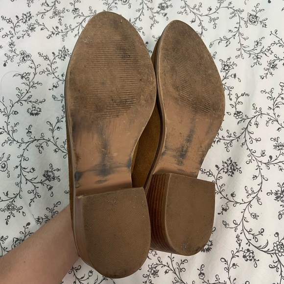 Steve Madden Lancaster Slip on Brown weastern Leather upper heeled ankle boots - Picture 6 of 7